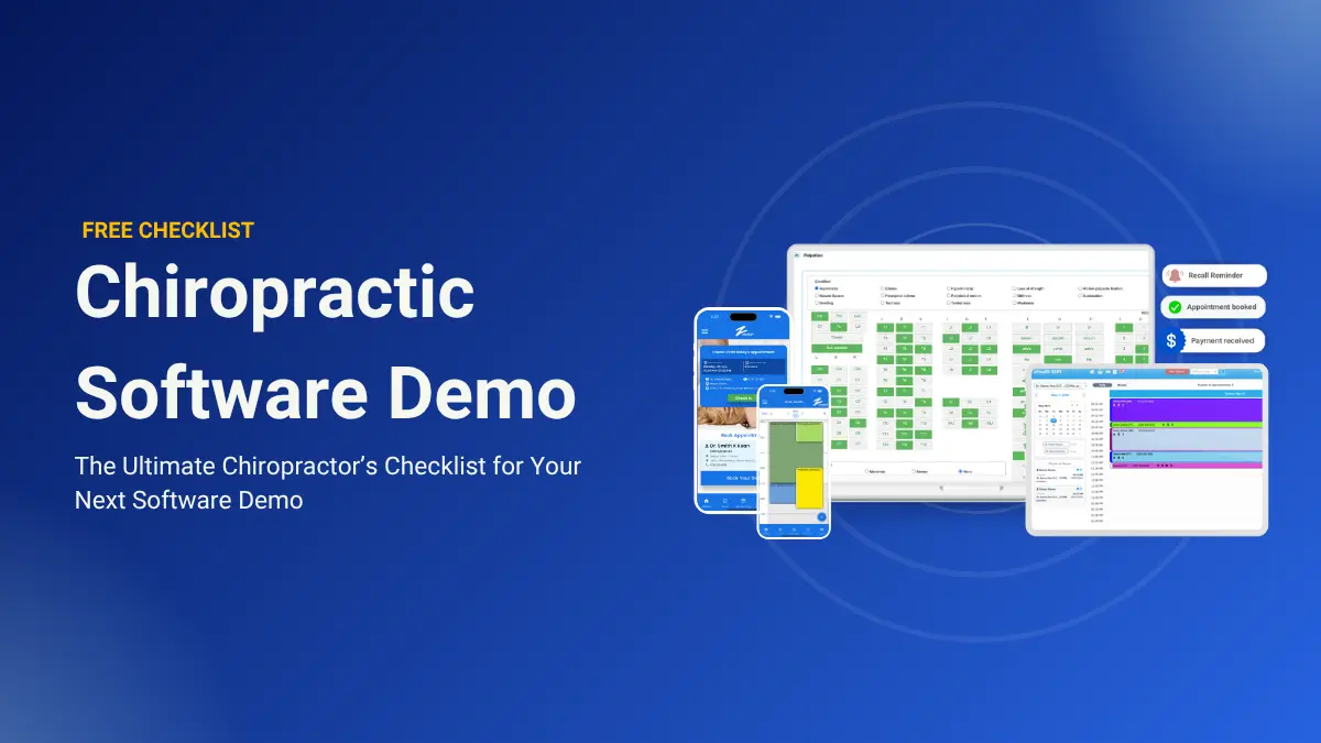 Free Chiro Checklist for Your Next Software Demo